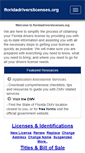 Mobile Screenshot of floridadriverslicenses.org