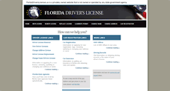 Desktop Screenshot of floridadriverslicenses.us