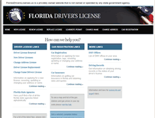 Tablet Screenshot of floridadriverslicenses.us